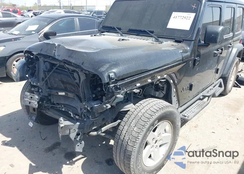 2022 Jeep Wrangler Unlimited Sport S 4X4 z USA, uszkodzony, nr VIN 1C4HJXDG5NW180130